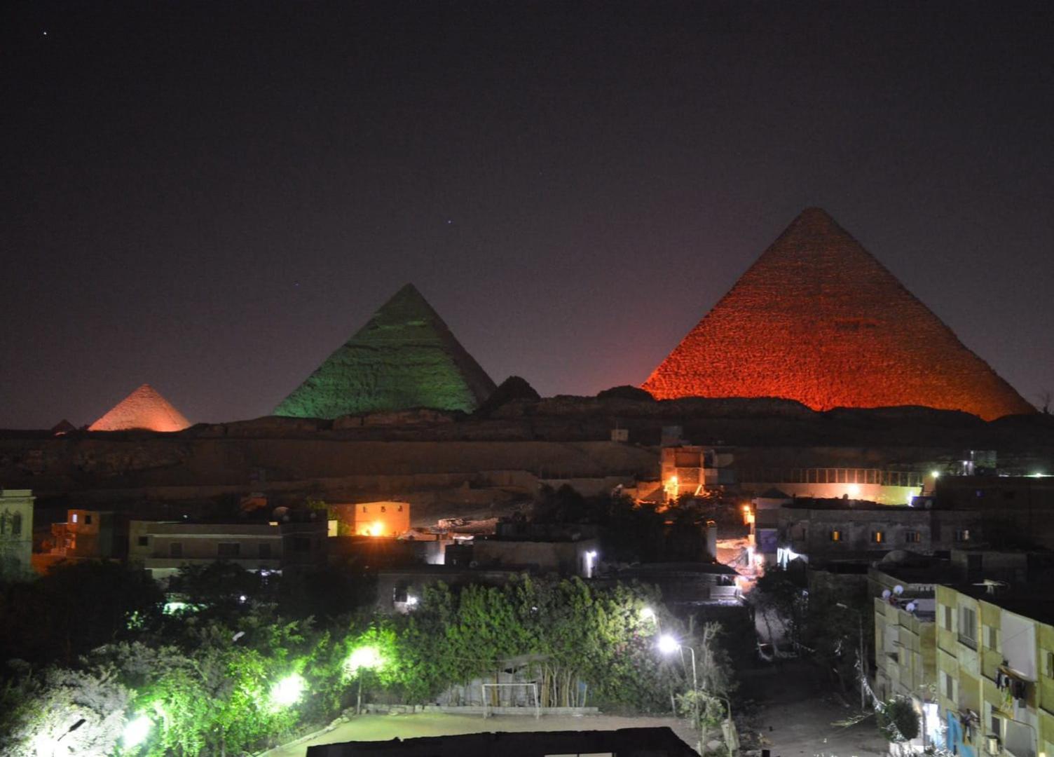 Pyramids Show Hotel Kafrat al Jabal Экстерьер фото